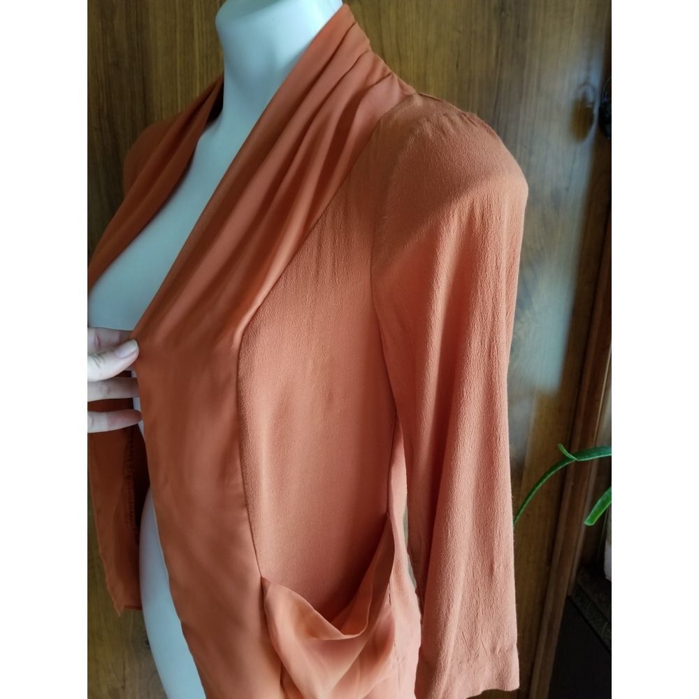 Kimchi Blue Orange Open Cardigan - Picture 4 of 6